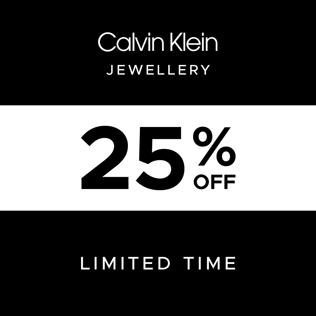 F.Hinds off on Calvin Klein Jewellery