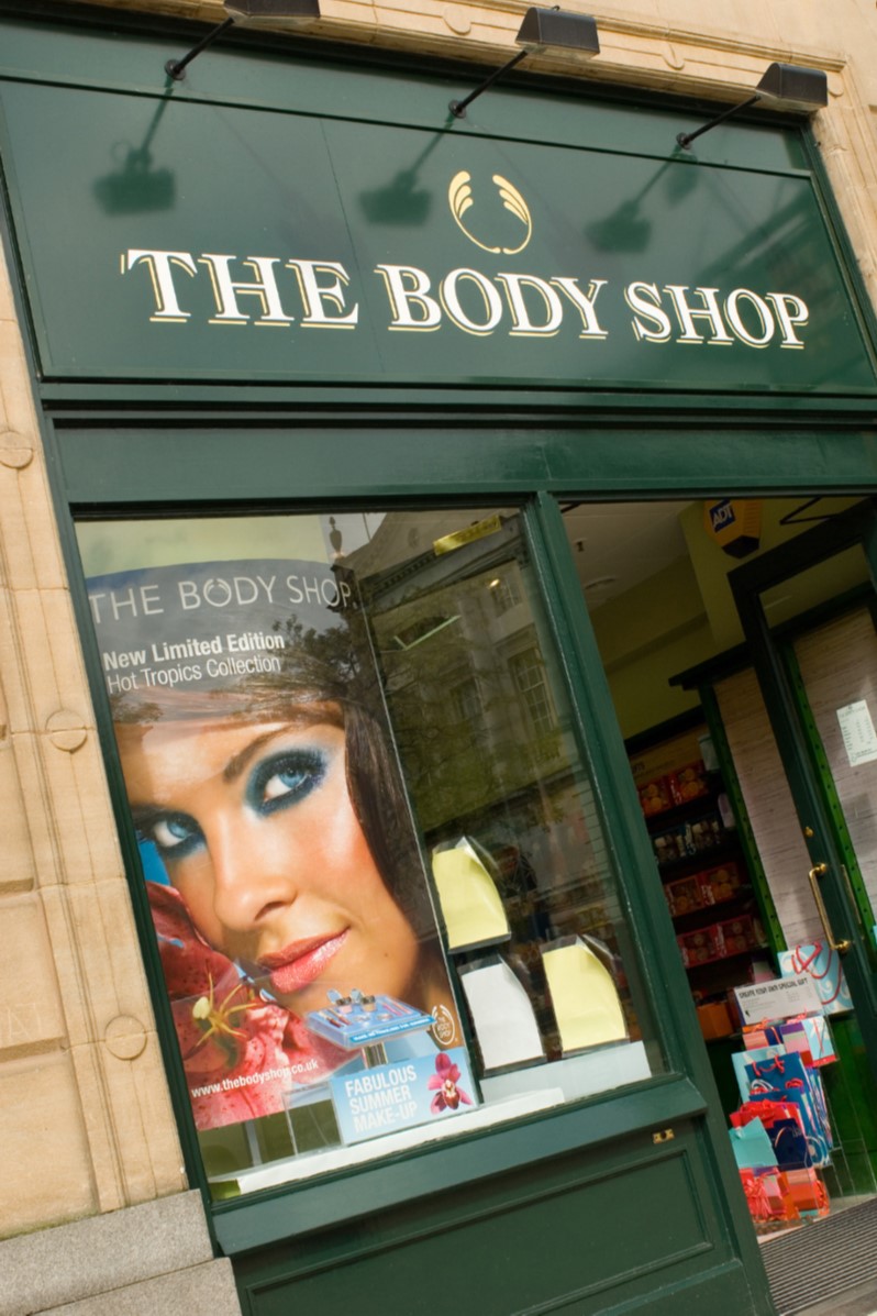 Body Shop - frontage